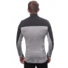 SENSOR MERINO BOLD pánské triko dl.rukáv zip cool gray anthracite4