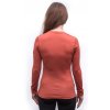 SENSOR MERINO ACTIVE dámské triko dl.rukáv terracotta 3