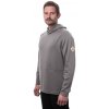 SENSOR MERINO UPPER traveller pánská mikina s kapucí šedá2