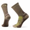 Smartwool HIKE LIGHT CUSHION CREW military olive-fossil  ponožky