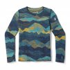 Smartwool K CLASSIC THERMAL MERINO BL CREW B blueberry mtn scape