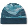 Smartwool THERMAL MERINO REVERSIBLE CUFFED BEANIE twilight blue mtn scape