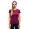 SENSOR COOLMAX TECH GEO MOUNTAINS dámské triko kr.rukáv lilla2