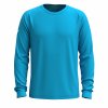 Smartwool M ACTIVE ULTRALITE LONG SLEEVE pool blue  pánské tričko