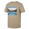 Husky Pánské bavlněné triko Tee Lake M beige  pánské tričko s krátkým rukávem