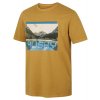 Husky Pánské bavlněné triko Tee Lake M mustard  pánské tričko s krátkým rukávem
