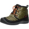keen howser ii chukka wp children dark olive gold flame3