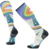 smartwool ski zero cushion rainbow trails prnt otc laguna blue