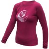 SENSOR MERINO ACTIVE FOX dámské triko dl.rukáv lilla