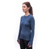 SENSOR MERINO BOLD dámské triko dl.rukáv cool blue2