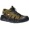 Keen HYPERPORT FISHERMAN LEATHER MEN dark olive/black  pánské sandály