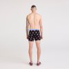 Saxx VIBE XTRA BOXER BRIEF FLY whale watcher-black  pánské boxerky