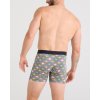 Saxx QUEST QUICK DRY MESH BOXER BRIEF FLY rise and shine-ebony  pánské boxerky