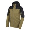 Husky Pánská hardshell bunda Nickin M khaki/black  bunda