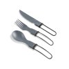GSI Outdoors Tekk Trio Folding Cutlery Set