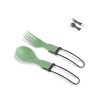GSI Outdoors Tekk Folding Cutlery Set Green