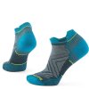 smartwool w run zero cushion low ankle socks twilight blue