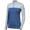 sensor merino bold damske triko dl rukav zip cool blue cool gray