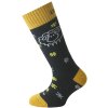 Lasting dětské merino lyžařské ponožky SJW černé (Velikost S)
