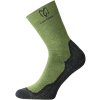 Lasting merino ponožky WHI zelené (Velikost L)