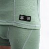 sensor merino df panske triko dl rukav zip basil green5
