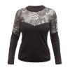 FT WOMEN'S ESCAPE MERINO LONG SLEEVE TEE BLACKZEBRA