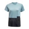 FT WOMEN'S HORIZON POCKET SHORT SLEEVE JERSEY MINTBLACK