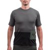 FT MEN'S LITE MERINO POCKET JERSEY OLIVE GREENBLACK 2