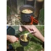 Naturehike FLAY sada hliníkového nádobí 4 v 1 grey 03