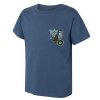 Husky Dětské bavlněné triko Tee Patch K blue (Velikost 128)