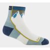 darn tough hiker quarter midweight with cushion mountain white