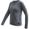 sensor merino lite damske triko dl rukav anthracite gray