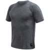 sensor merino lite panske triko kr rukav anthracite gray