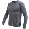 sensor merino lite panske triko dl rukav anthracite gray