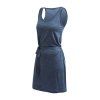 SENSOR MERINO LITE šaty bez rukávu mottled blue S (Velikost S)