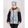 20683 1 unuo detska softshellova bunda s fleecem basic tm modrocerna ptacci s kosatci