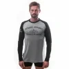 SENSOR MERINO ACTIVE PT ADVENTURE pánské triko dl.r. šedáčerná 03