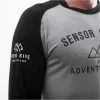 SENSOR MERINO ACTIVE PT ADVENTURE pánské triko dl.r. šedáčerná 05