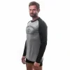 SENSOR MERINO ACTIVE PT ADVENTURE pánské triko dl.r. šedáčerná 02