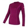 SENSOR MERINO ACTIVE dámské triko dl.rukáv lilla