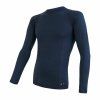 SENSOR MERINO DF pánské triko dl. rukáv deep blue