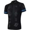 SENSOR CYKLO TATTOO pánský dres kr.rukáv celozip černá 01
