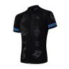 SENSOR CYKLO TATTOO pánský dres kr.rukáv celozip černá