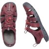 Keen CLEARWATER CNX LEATHER WOMEN wine/red dahlia  dámské sandály