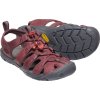 Keen CLEARWATER CNX LEATHER WOMEN wine/red dahlia  dámské sandály