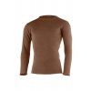 Lasting pánská merino mikina BELO 7474 hnědé