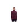SENSOR MERINO UPPER dámská mikina celozip port red 04
