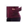 SENSOR MERINO UPPER dámská mikina celozip port red 06