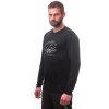 SENSOR MERINO ACTIVE PT VAN LIFE pánské triko dl.rukáv černá2