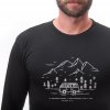 SENSOR MERINO ACTIVE PT VAN LIFE pánské triko dl.rukáv černá5
